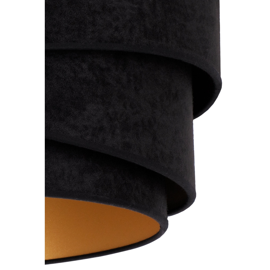 Duolla - Chandelier on a string KOBO 1xE27/15W/230V d. 45 cm black/gold