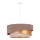 Duolla - Chandelier on a string KOBO 1xE27/15W/230V d. 45 cm brown/gold/creamy