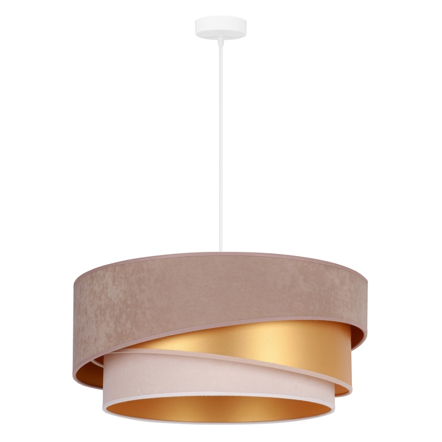 Duolla - Chandelier on a string KOBO 1xE27/15W/230V d. 45 cm brown/gold/creamy