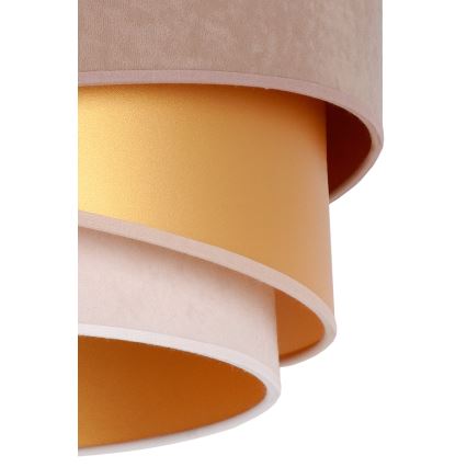 Duolla - Chandelier on a string KOBO 1xE27/15W/230V d. 45 cm brown/gold/creamy