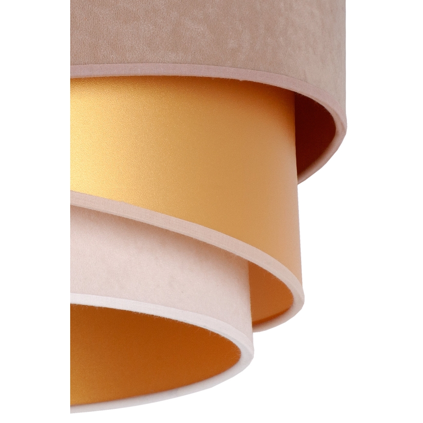 Duolla - Chandelier on a string KOBO 1xE27/15W/230V d. 45 cm brown/gold/creamy