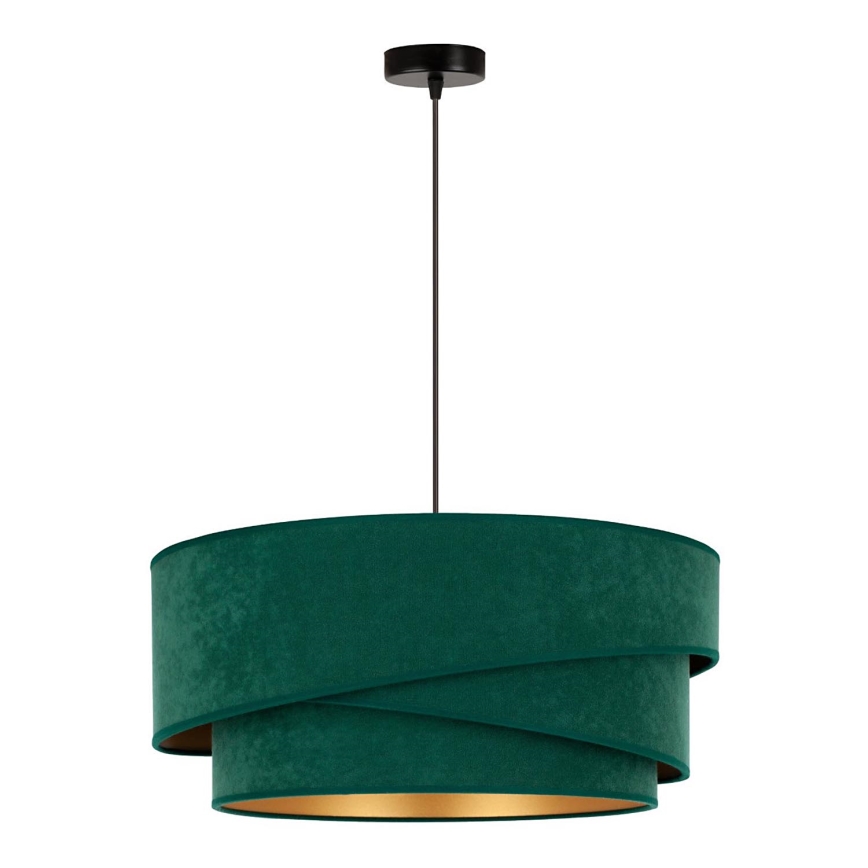 Duolla - Chandelier on a string KOBO 1xE27/15W/230V d. 45 cm green/gold