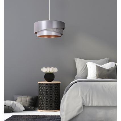 Duolla - Chandelier on a string KOBO 1xE27/15W/230V d. 45 cm silver/gold