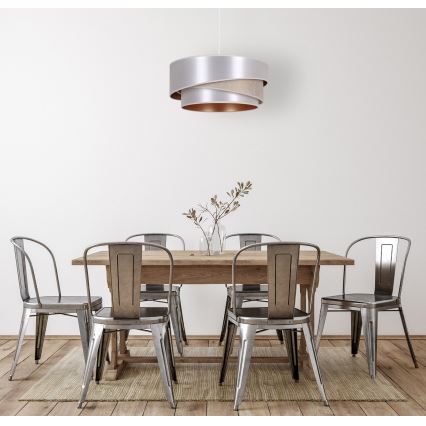 Duolla - Chandelier on a string KOBO 1xE27/15W/230V d. 45 cm silver/gold