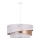 Duolla - Chandelier on a string KOBO 1xE27/15W/230V d. 45 cm white/rosegold