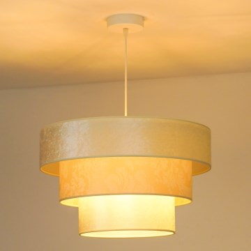 Duolla - Chandelier on a string LUNETA 1xE27/40W/230V d. 45 cm creamy