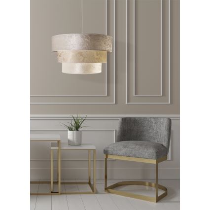 Duolla - Chandelier on a string LUNETA 1xE27/40W/230V d. 45 cm creamy