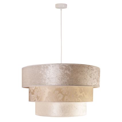 Duolla - Chandelier on a string LUNETA 1xE27/40W/230V d. 45 cm creamy