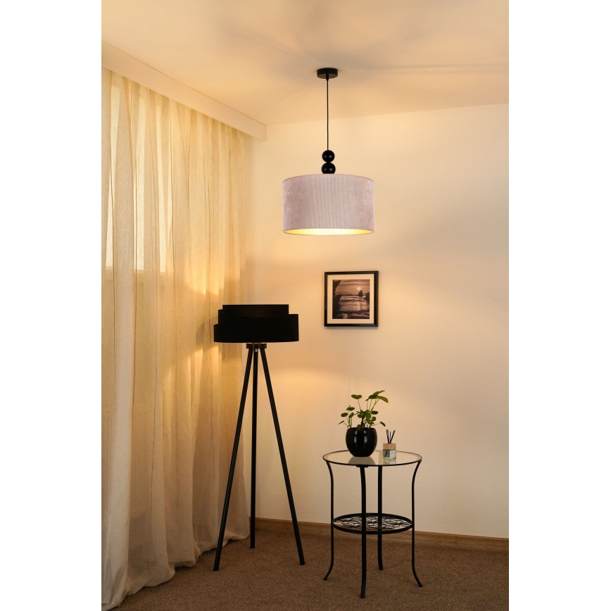 Duolla - Chandelier on a string LYON 1xE27/15W/230V d. 40 cm beige