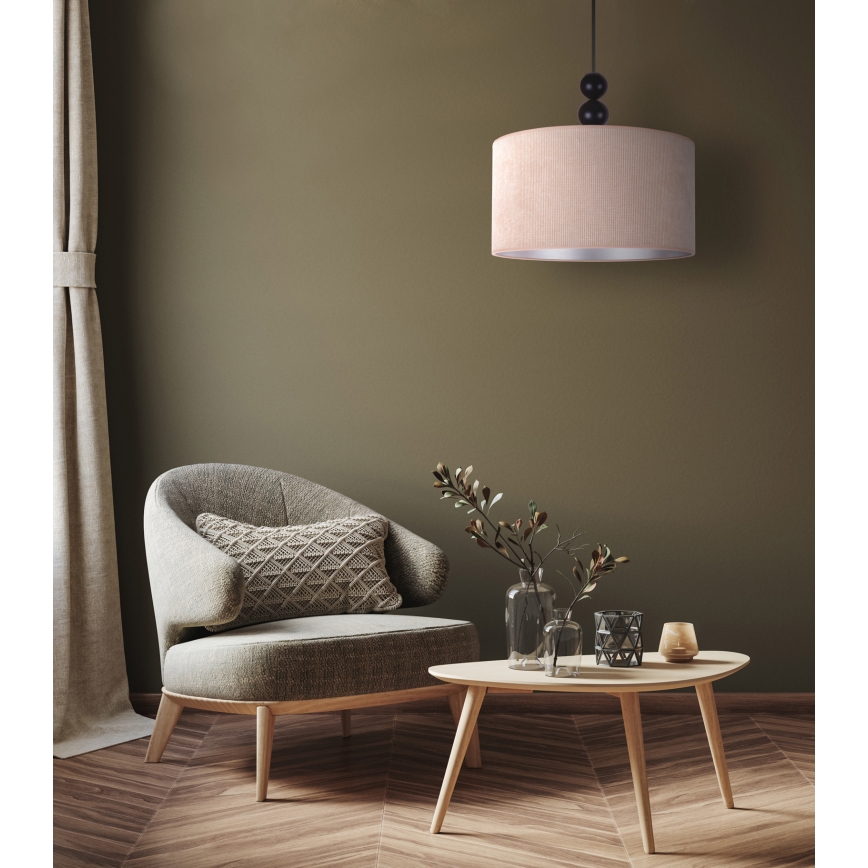 Duolla - Chandelier on a string LYON 1xE27/15W/230V d. 40 cm beige