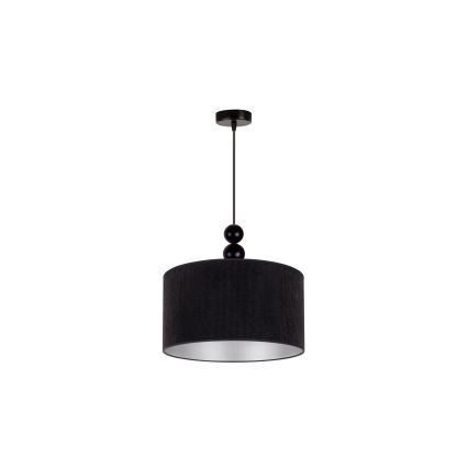 Duolla - Chandelier on a string LYON 1xE27/15W/230V d. 40 cm black