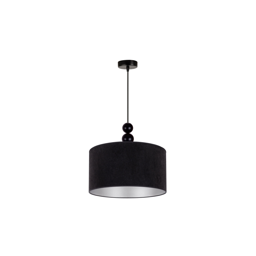Duolla - Chandelier on a string LYON 1xE27/15W/230V d. 40 cm black