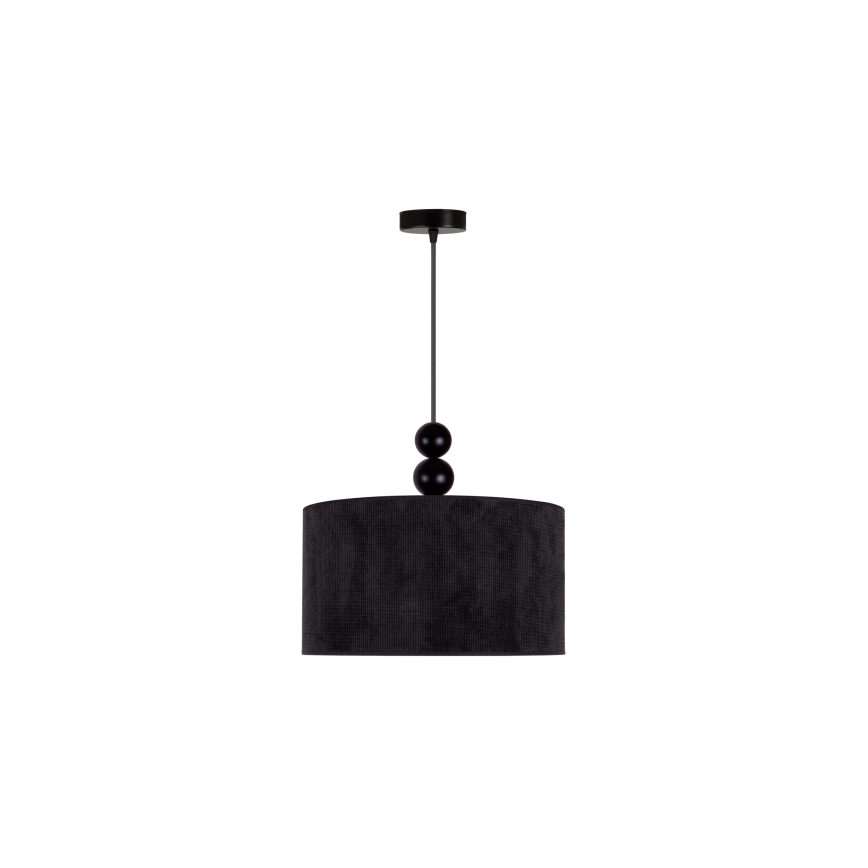 Duolla - Chandelier on a string LYON 1xE27/15W/230V d. 40 cm black