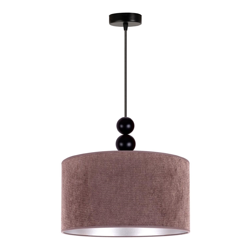 Duolla - Chandelier on a string LYON 1xE27/15W/230V d. 40 cm brown