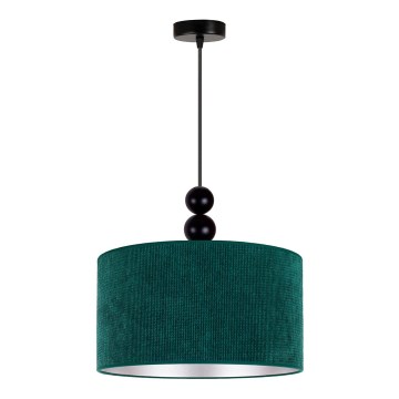Duolla - Chandelier on a string LYON 1xE27/15W/230V d. 40 cm green