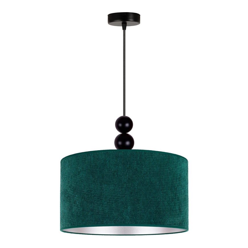 Duolla - Chandelier on a string LYON 1xE27/15W/230V d. 40 cm green
