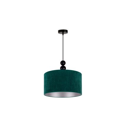 Duolla - Chandelier on a string LYON 1xE27/15W/230V d. 40 cm green