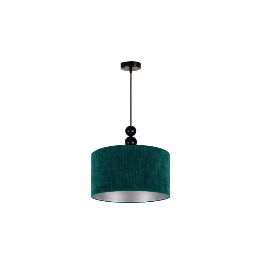 Duolla - Chandelier on a string LYON 1xE27/15W/230V d. 40 cm green