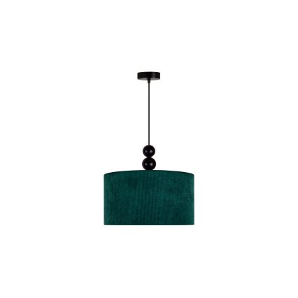 Duolla - Chandelier on a string LYON 1xE27/15W/230V d. 40 cm green