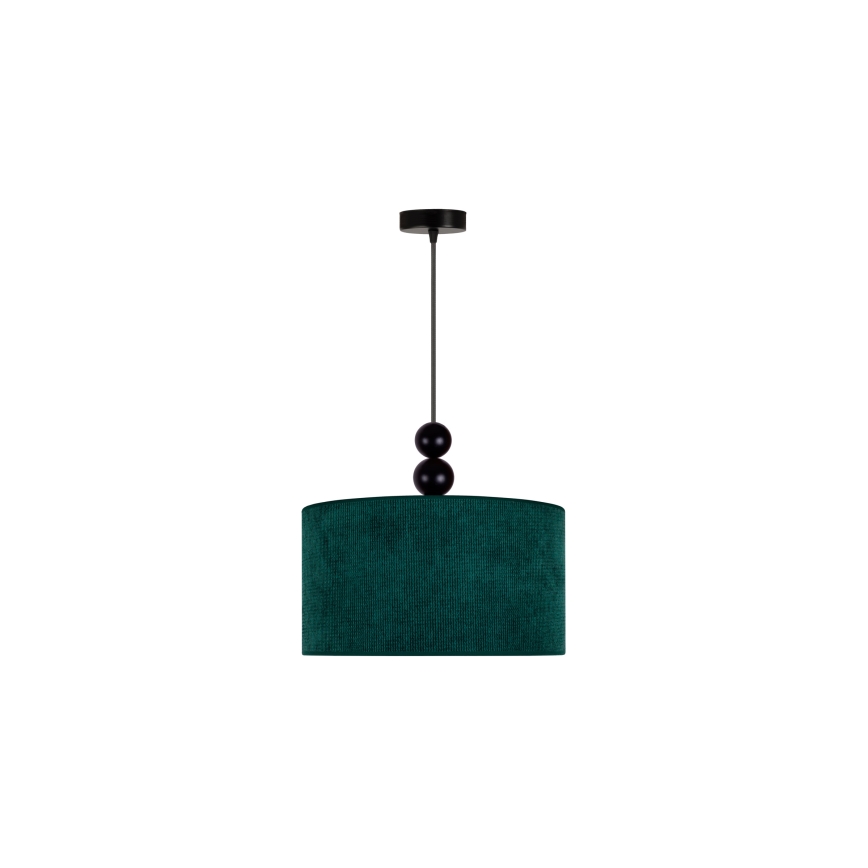 Duolla - Chandelier on a string LYON 1xE27/15W/230V d. 40 cm green