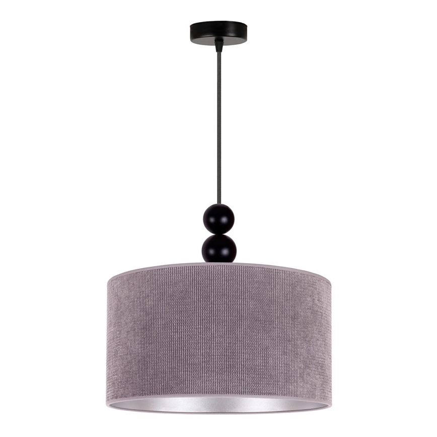 Duolla - Chandelier on a string LYON 1xE27/15W/230V d. 40 cm grey