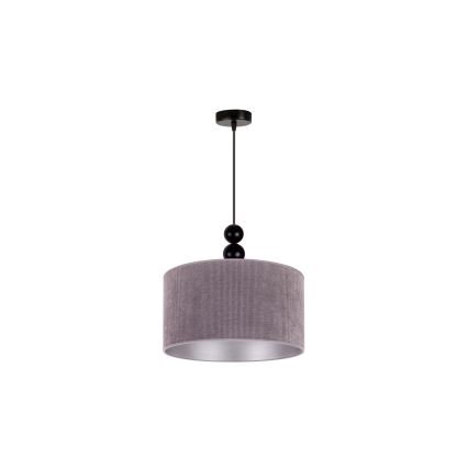 Duolla - Chandelier on a string LYON 1xE27/15W/230V d. 40 cm grey