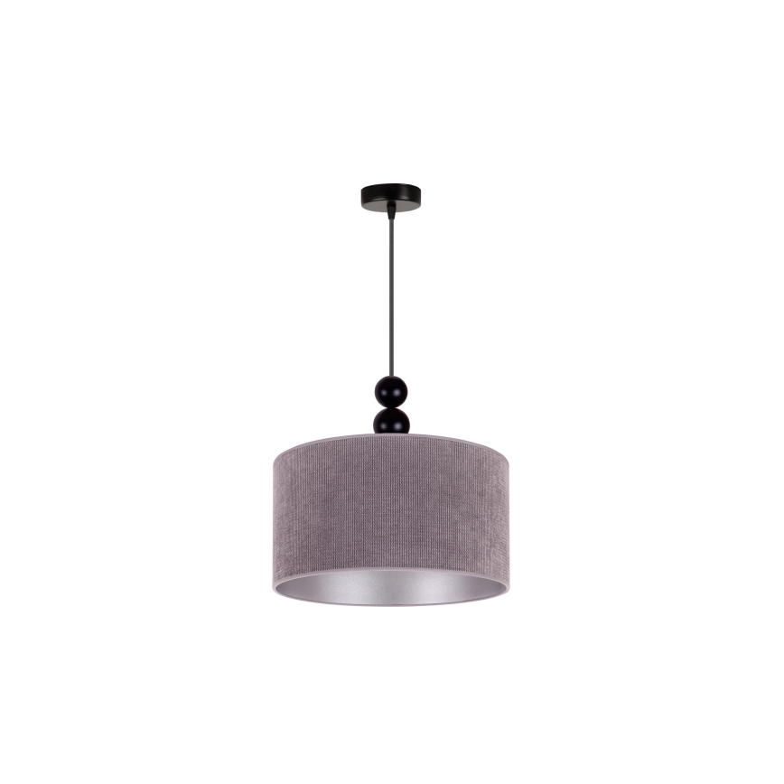 Duolla - Chandelier on a string LYON 1xE27/15W/230V d. 40 cm grey