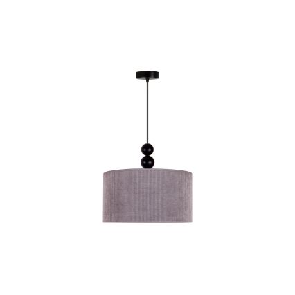 Duolla - Chandelier on a string LYON 1xE27/15W/230V d. 40 cm grey