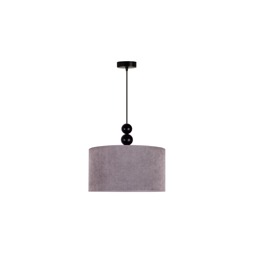 Duolla - Chandelier on a string LYON 1xE27/15W/230V d. 40 cm grey
