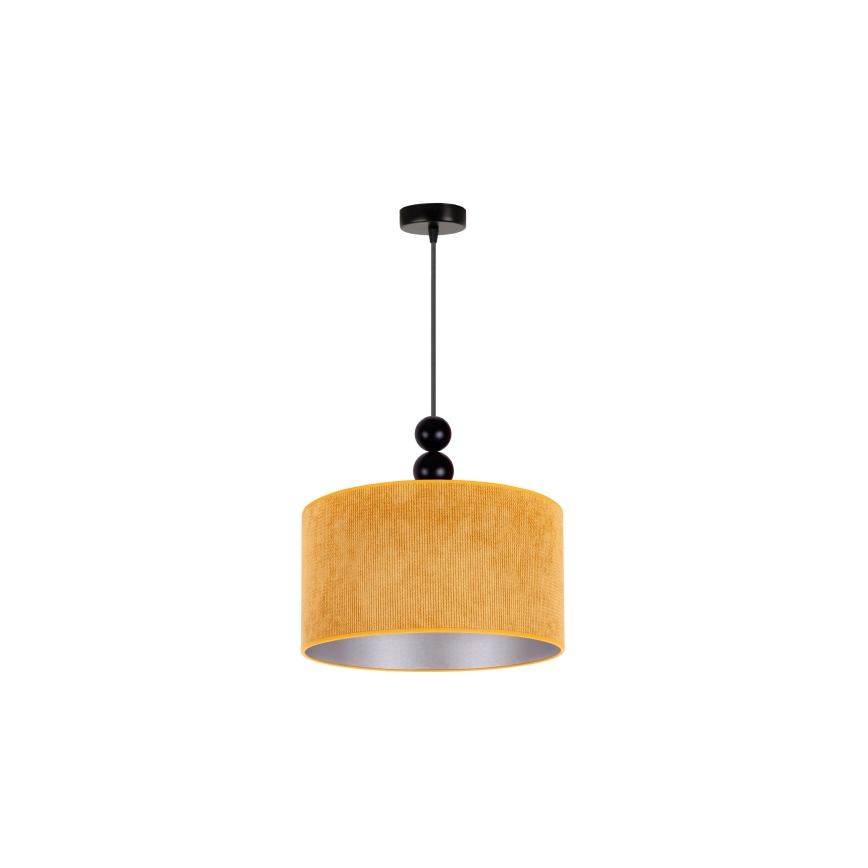 Duolla - Chandelier on a string LYON 1xE27/15W/230V d. 40 cm yellow