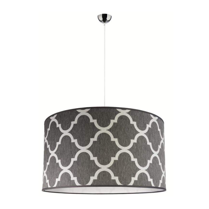 Duolla - Chandelier on a string MAROKO 1xE27/40W/230V d. 45 cm grey/white