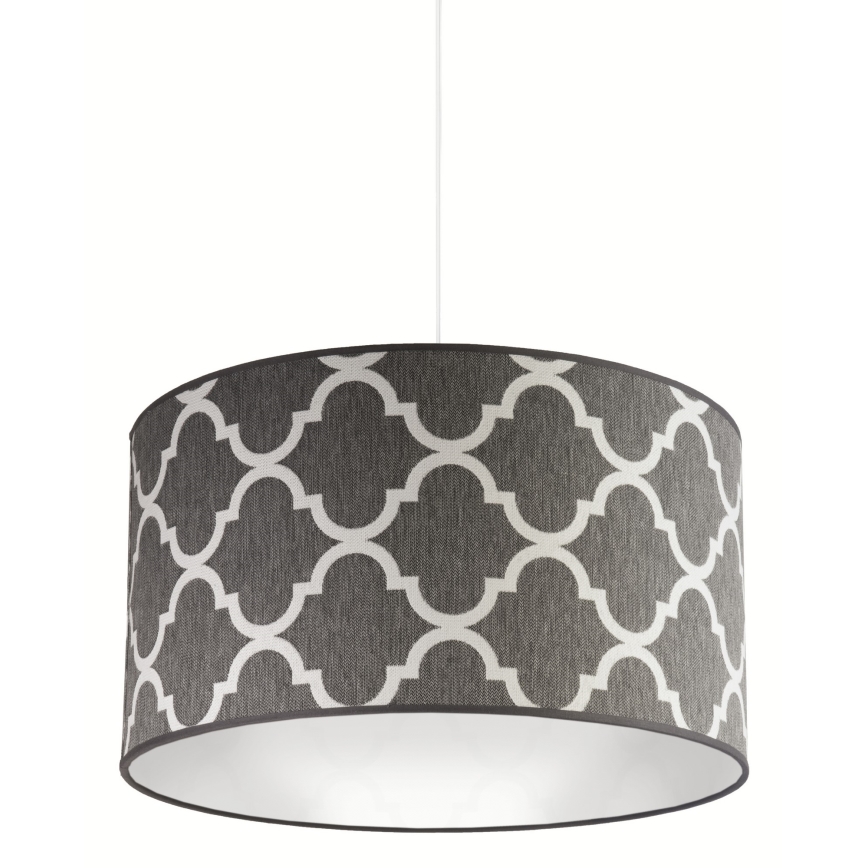 Duolla - Chandelier on a string MAROKO 1xE27/40W/230V d. 45 cm grey/white
