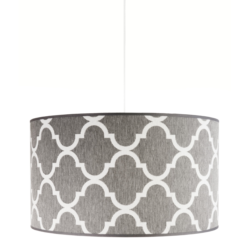 Duolla - Chandelier on a string MAROKO 1xE27/40W/230V d. 45 cm grey/white