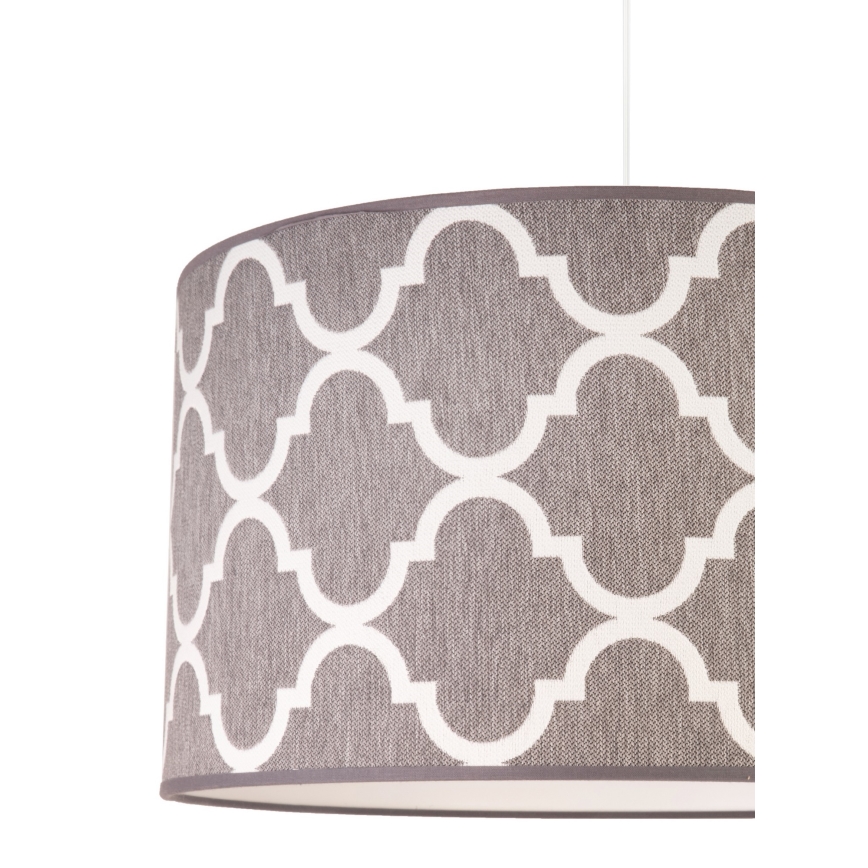 Duolla - Chandelier on a string MAROKO 1xE27/40W/230V d. 45 cm grey/white