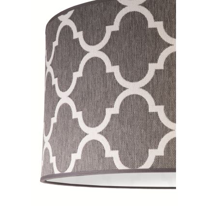 Duolla - Chandelier on a string MAROKO 1xE27/40W/230V d. 45 cm grey/white