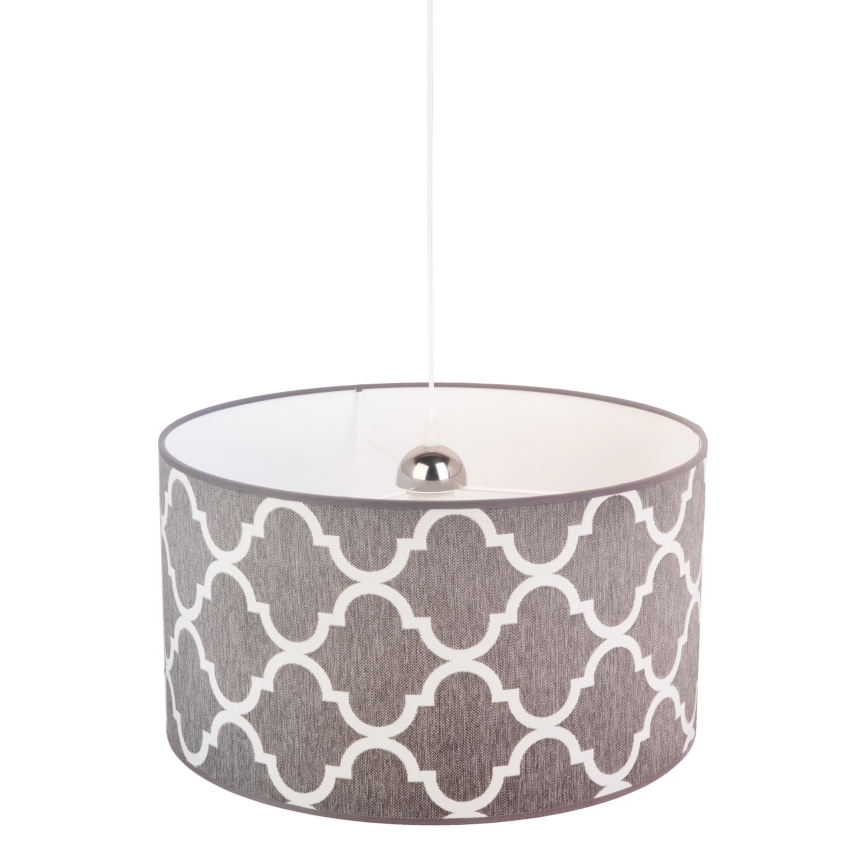 Duolla - Chandelier on a string MAROKO 1xE27/40W/230V d. 45 cm grey/white
