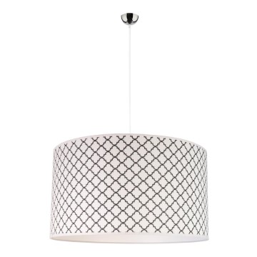 Duolla - Chandelier on a string MAROKO 1xE27/40W/230V d. 45 cm white/black