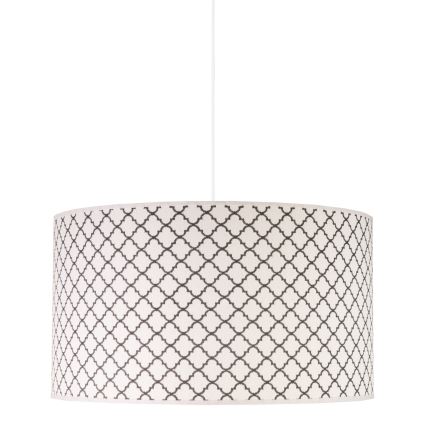 Duolla - Chandelier on a string MAROKO 1xE27/40W/230V d. 45 cm white/black