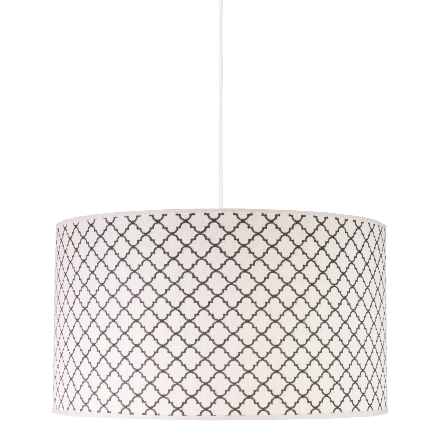 Duolla - Chandelier on a string MAROKO 1xE27/40W/230V d. 45 cm white/black
