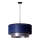 Duolla - Chandelier on a string NANTES 1xE27/15W/230V d. 45 cm blue/silver