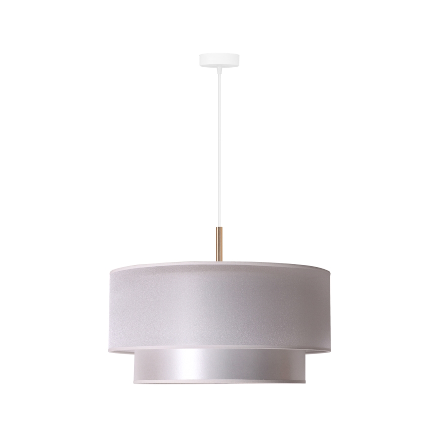 Duolla - Chandelier on a string NANTES 1xE27/15W/230V d. 45 cm silver/copper