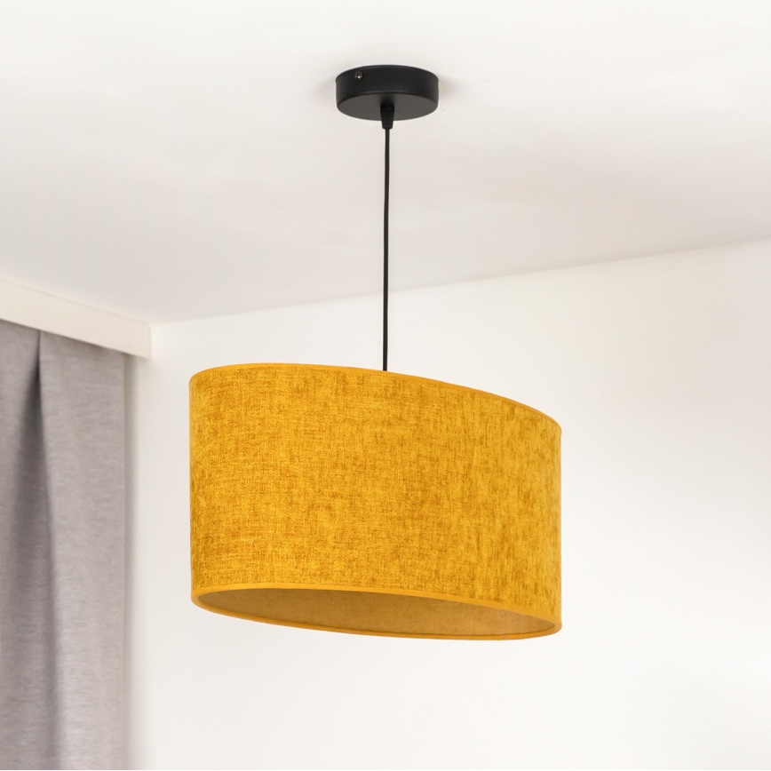 Duolla - Chandelier on a string OVAL 1xE27/15W/230V brown