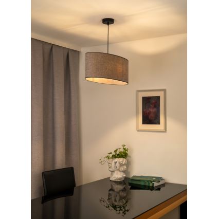 Duolla - Chandelier on a string OVAL 1xE27/15W/230V brown