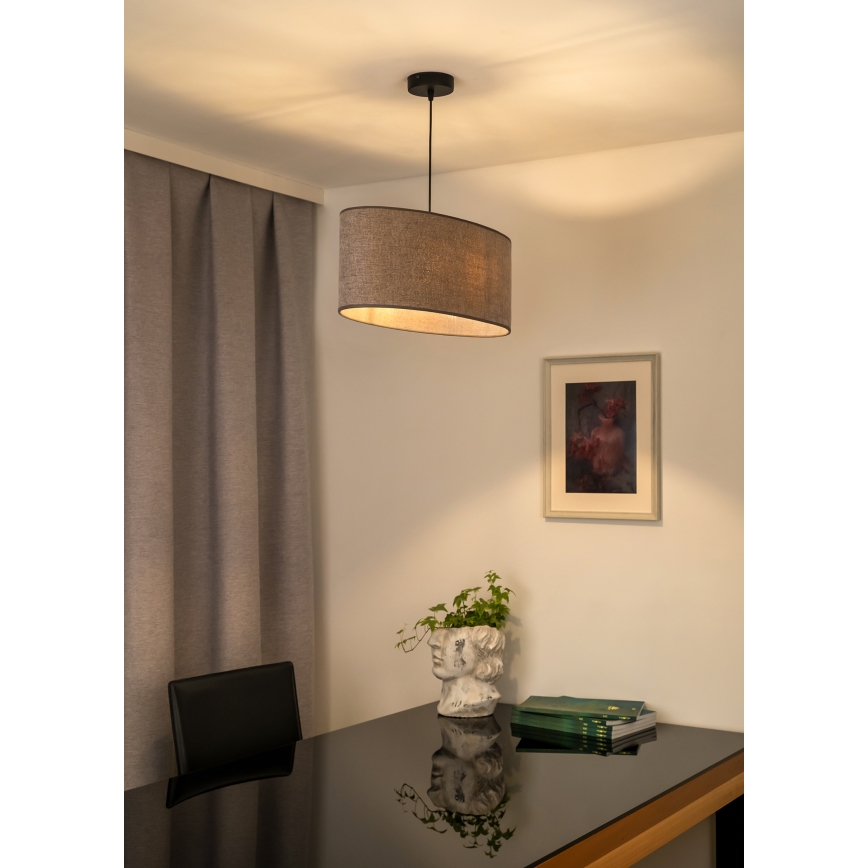 Duolla - Chandelier on a string OVAL 1xE27/15W/230V brown