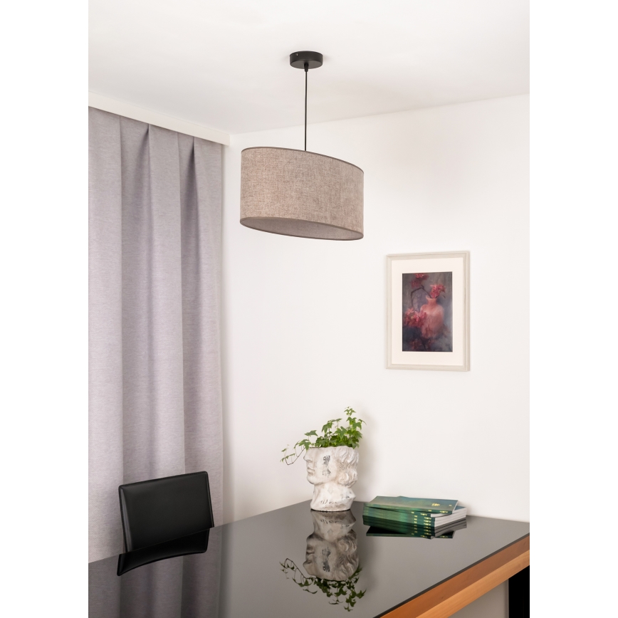 Duolla - Chandelier on a string OVAL 1xE27/15W/230V brown