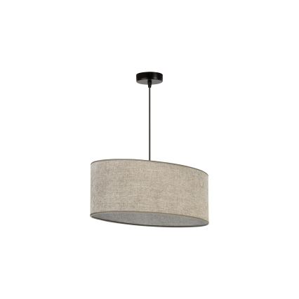 Duolla - Chandelier on a string OVAL 1xE27/15W/230V brown