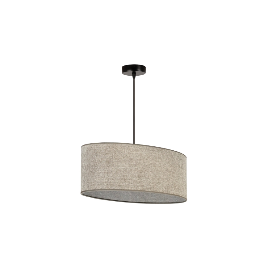 Duolla - Chandelier on a string OVAL 1xE27/15W/230V brown