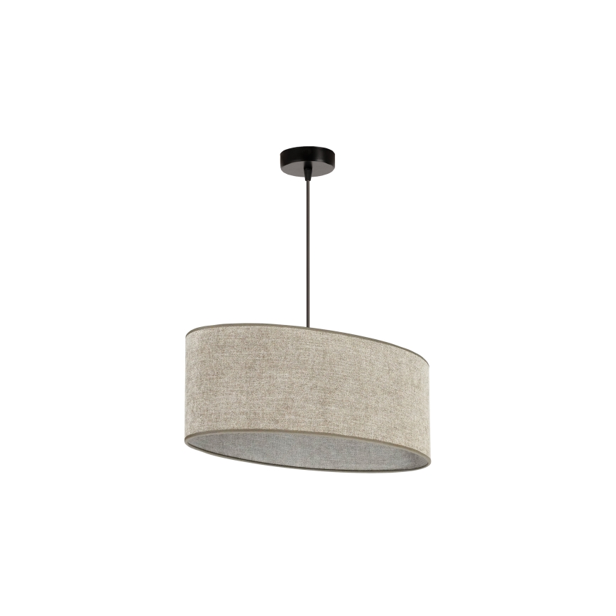 Duolla - Chandelier on a string OVAL 1xE27/15W/230V brown