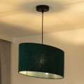 Duolla - Chandelier on a string OVAL 1xE27/15W/230V green