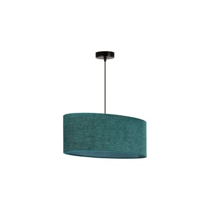 Duolla - Chandelier on a string OVAL 1xE27/15W/230V green